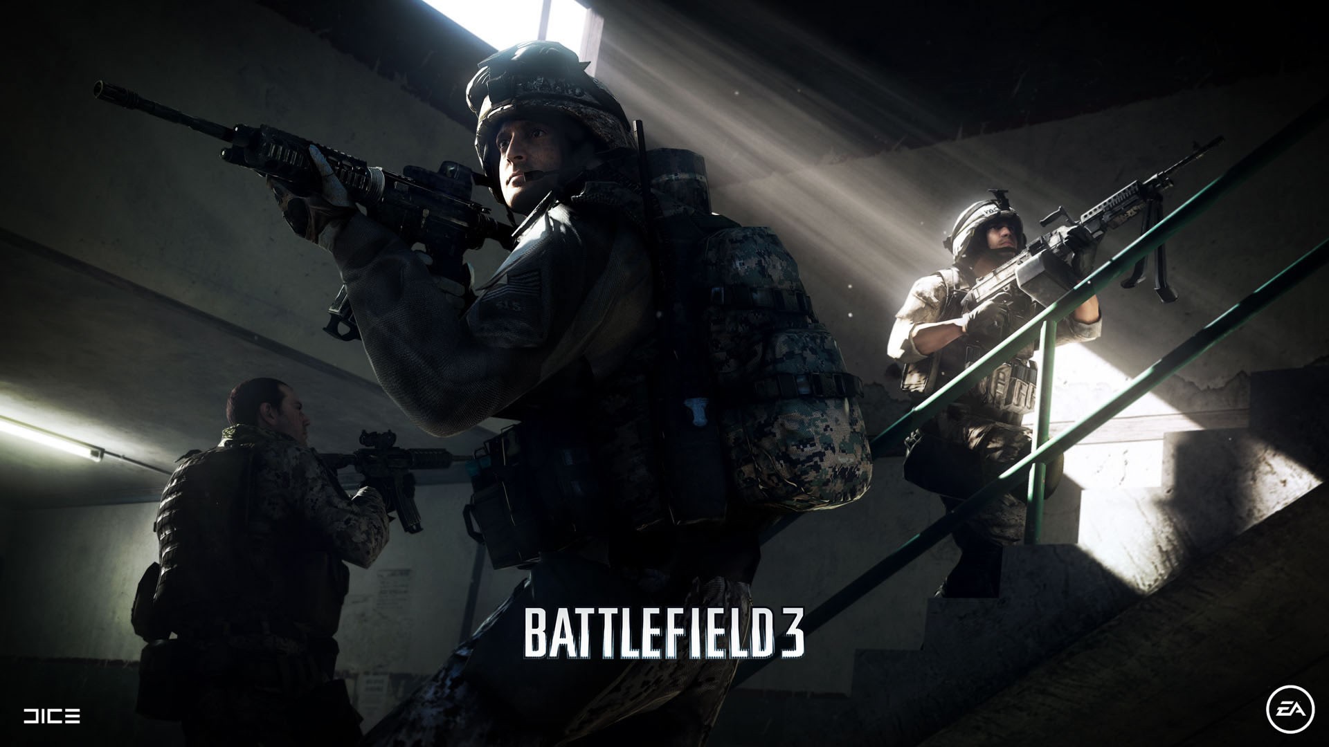 видеоигры, пистолеты, EOTech, Battlefield 3, Electronic Arts - обои на рабочий стол