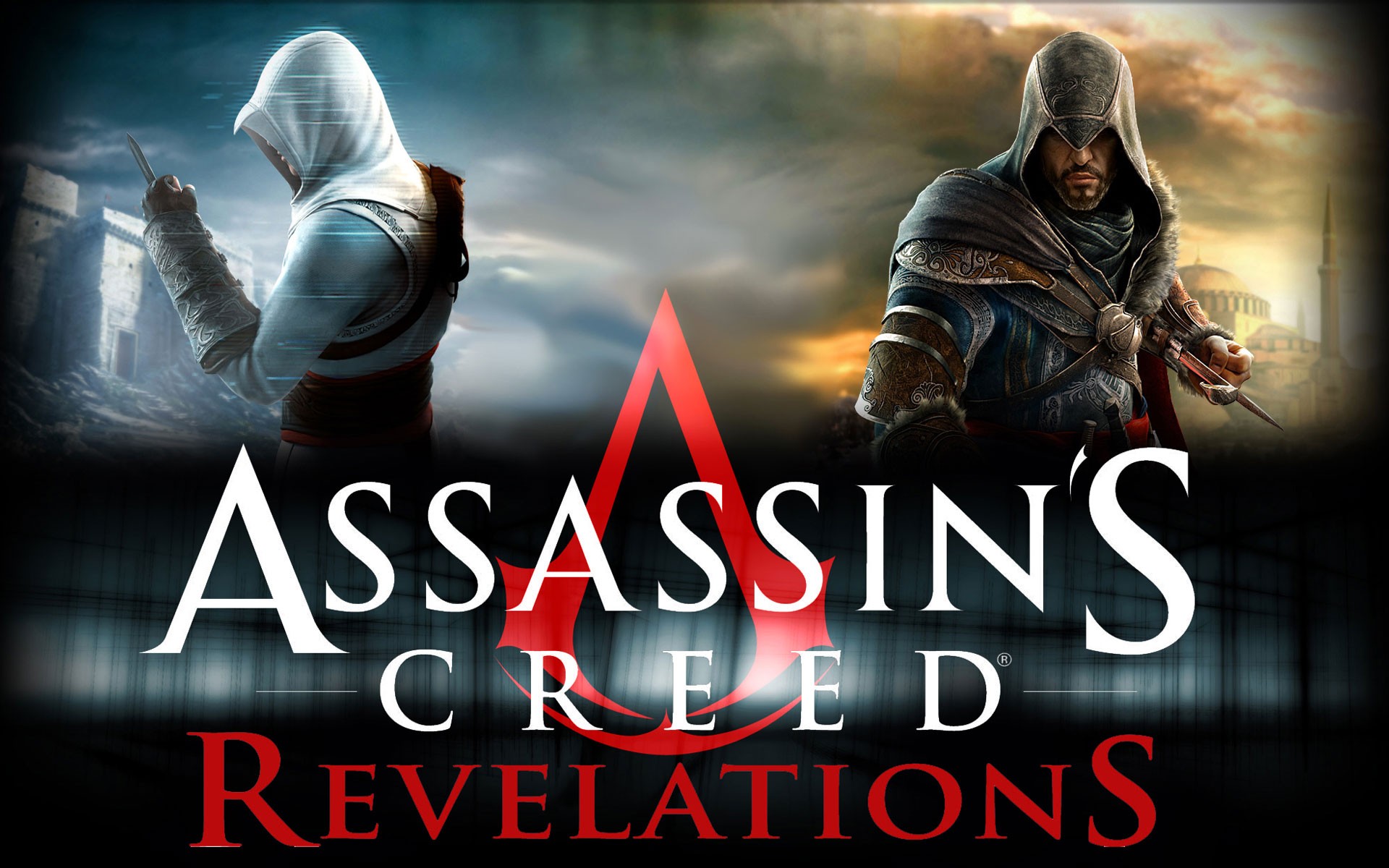 видеоигры, Assassins Creed, Альтаир ибн Ла Ахад, Assassins Creed Revelations, Эцио Аудиторе да Фиренце - обои на рабочий стол