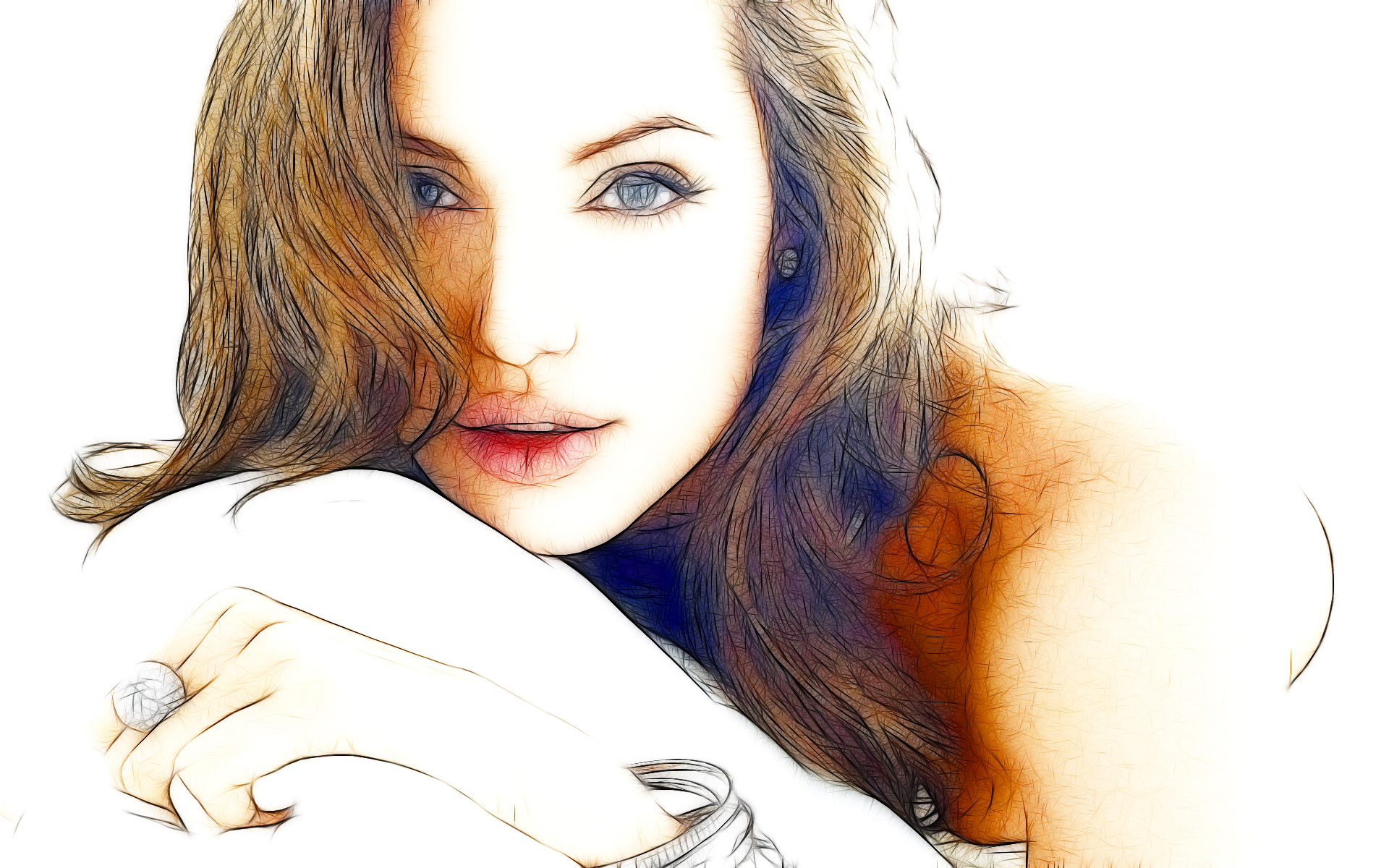 Джоли портрет