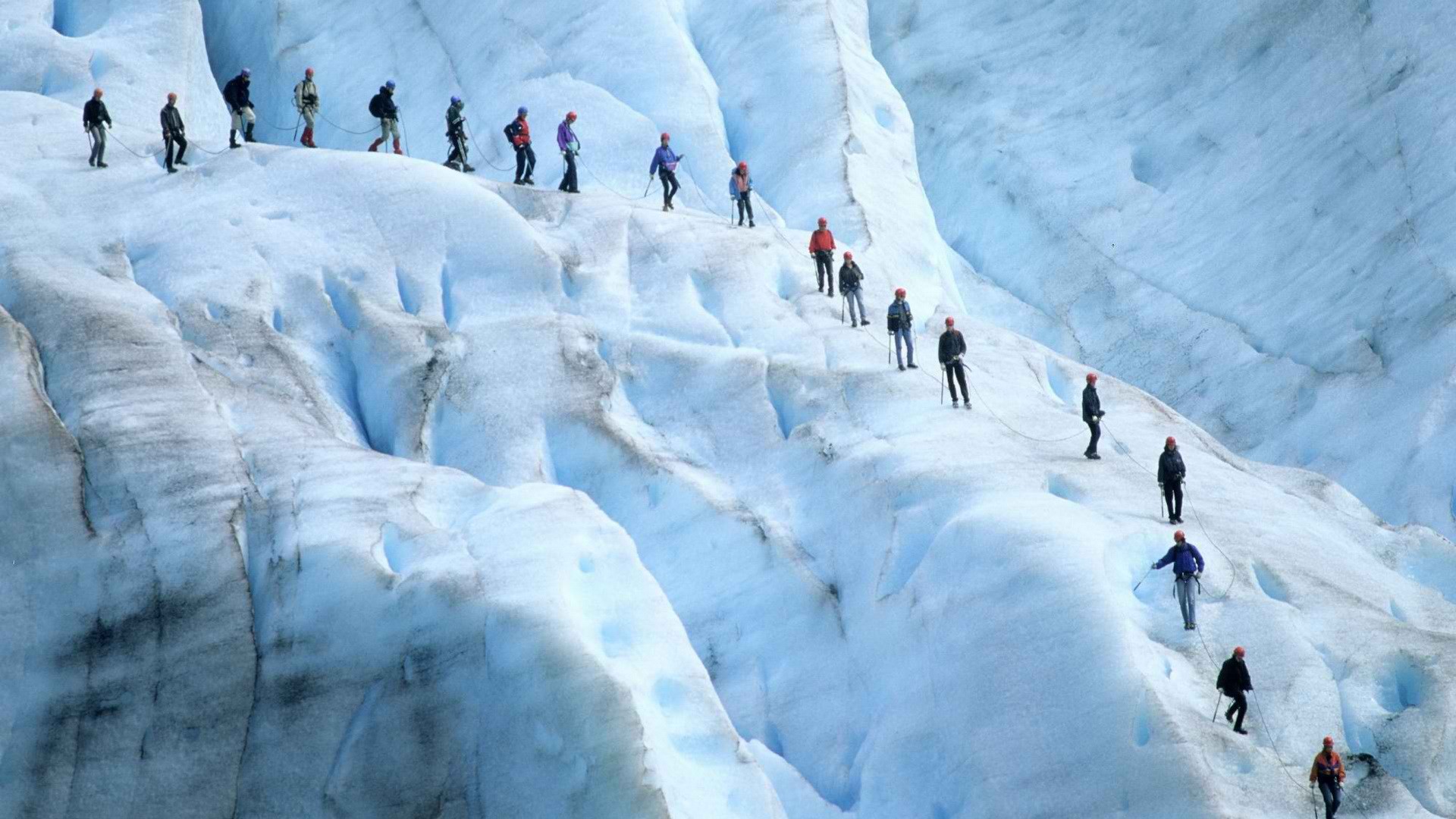 Норвегия, ледник - обои на рабочий стол