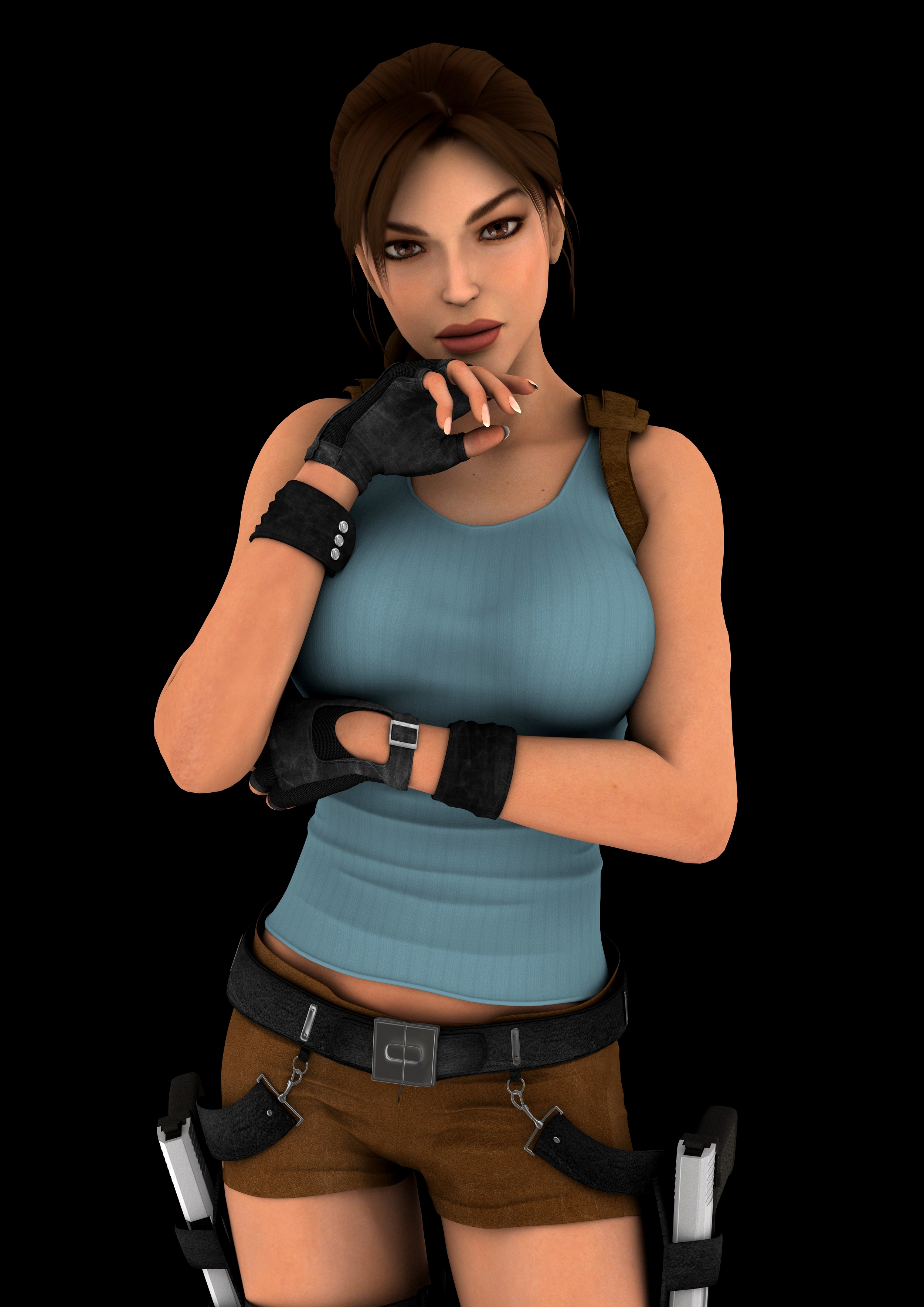 3D вид (3д), Tomb Raider, Лара Крофт - обои на рабочий стол