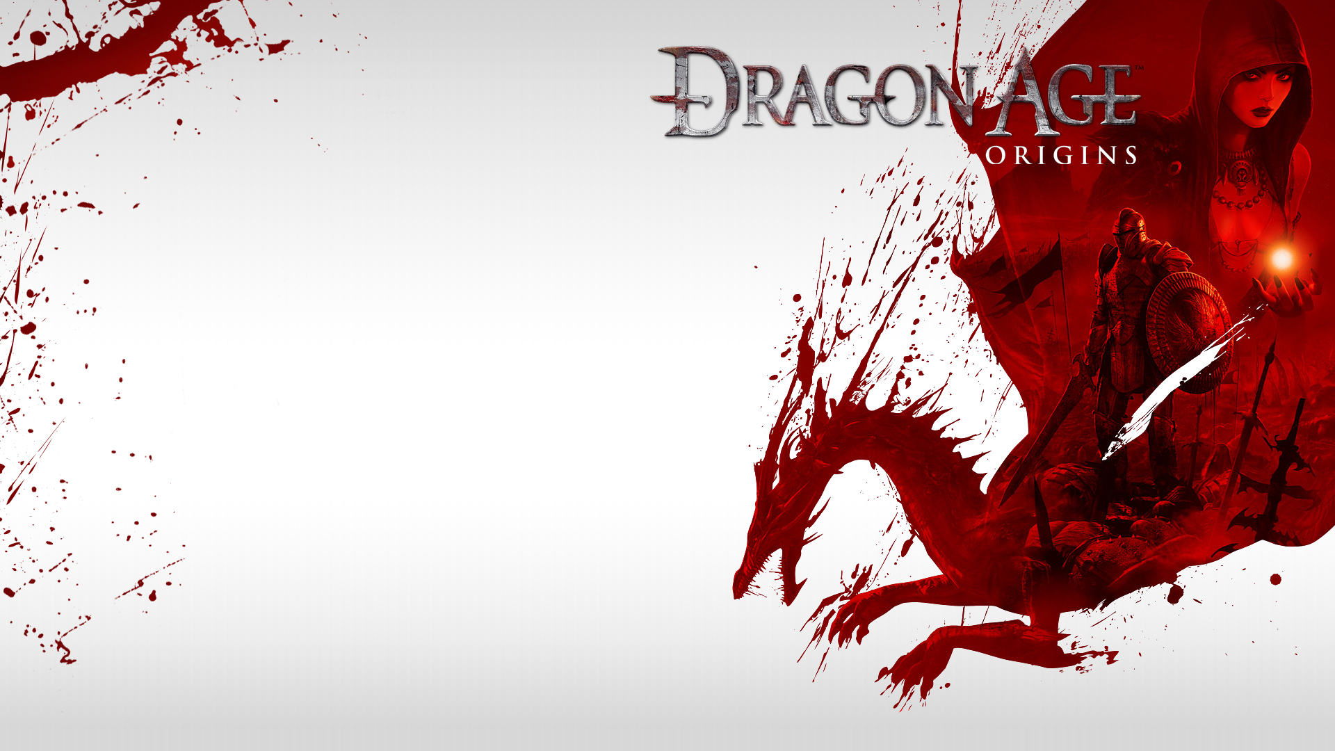 драконы, Dragon Age, Dragon Age: Origins - обои на рабочий стол