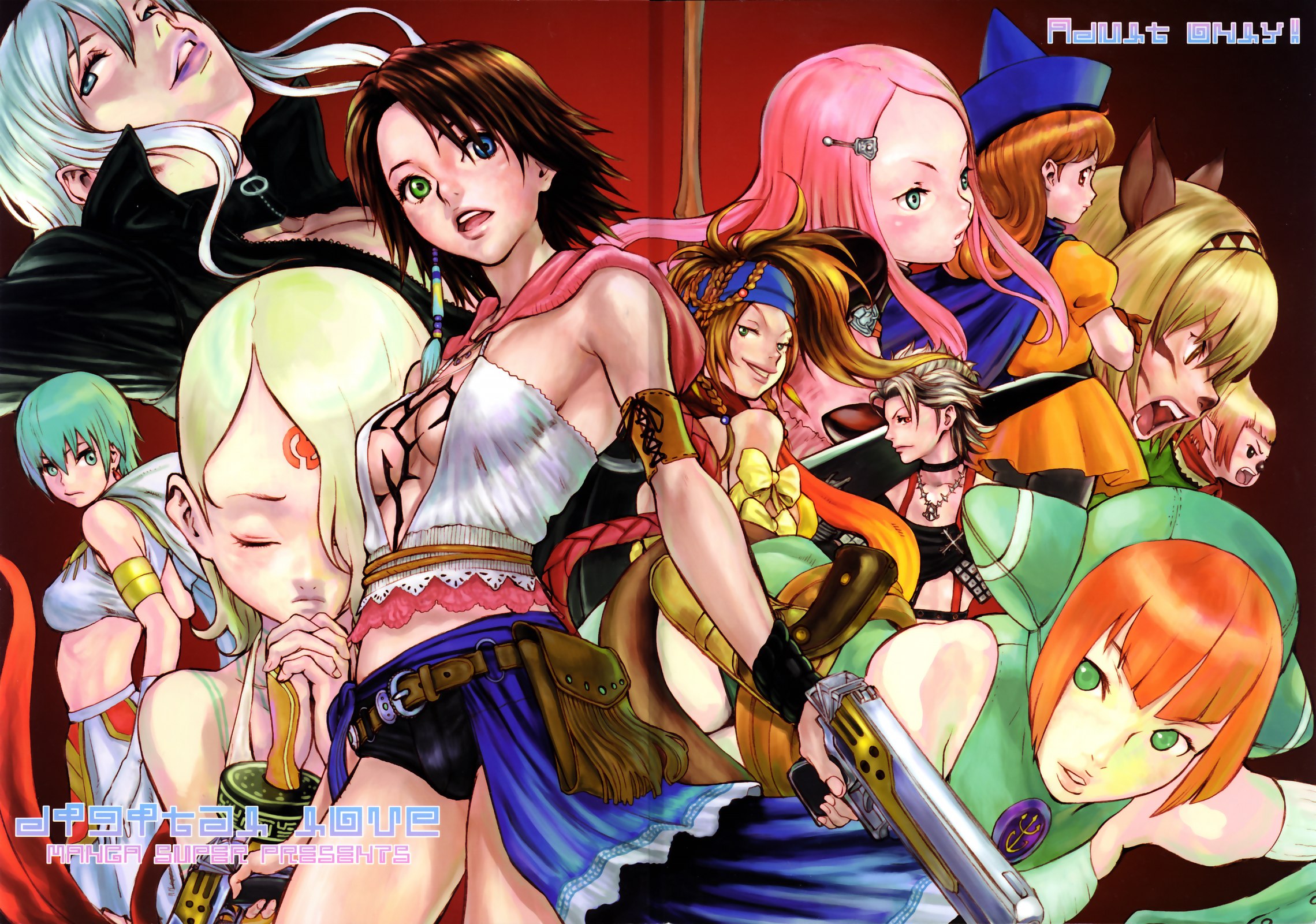 Final Fantasy, Rikku, Юна - обои на рабочий стол