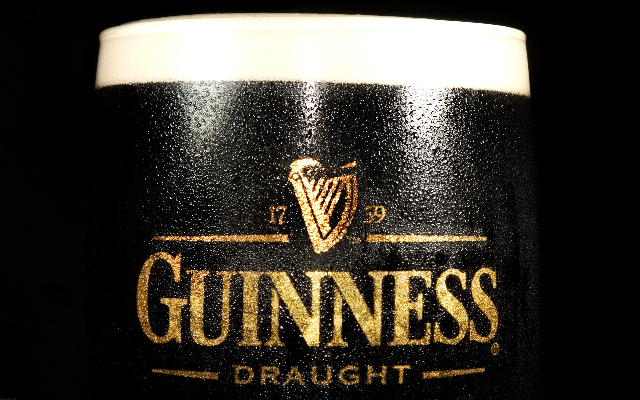 пиво, стекло, Guinness, алкоголь - обои на рабочий стол