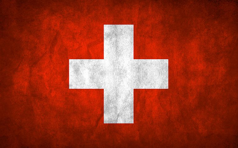крест, красный цвет, белый, флаги, Швейцария - обои на рабочий стол