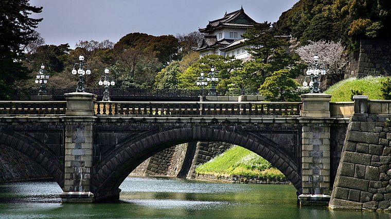 Япония, архитектура, мосты - обои на рабочий стол