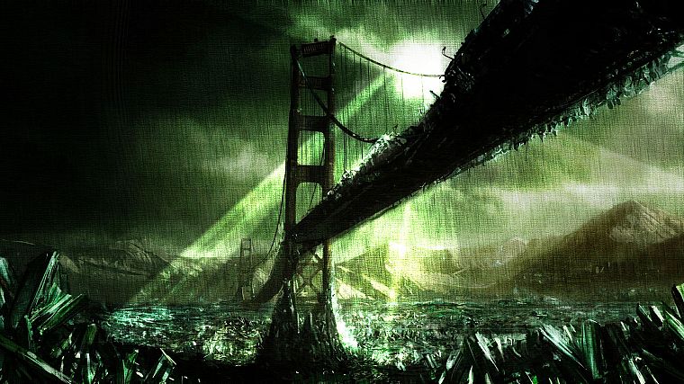 мосты, Апокалипсис, заброшенный - обои на рабочий стол