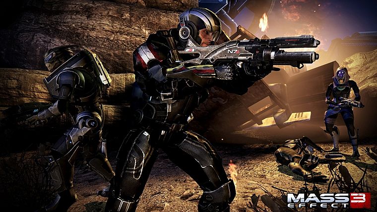 видеоигры, Mass Effect, ПК, Mass Effect 3, Командор Шепард - обои на рабочий стол