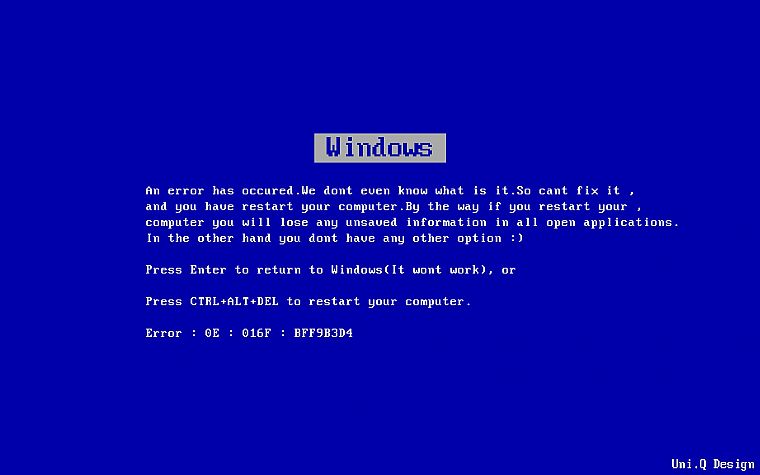 ошибка, Microsoft, Microsoft Windows, Синий экран смерти - обои на рабочий стол
