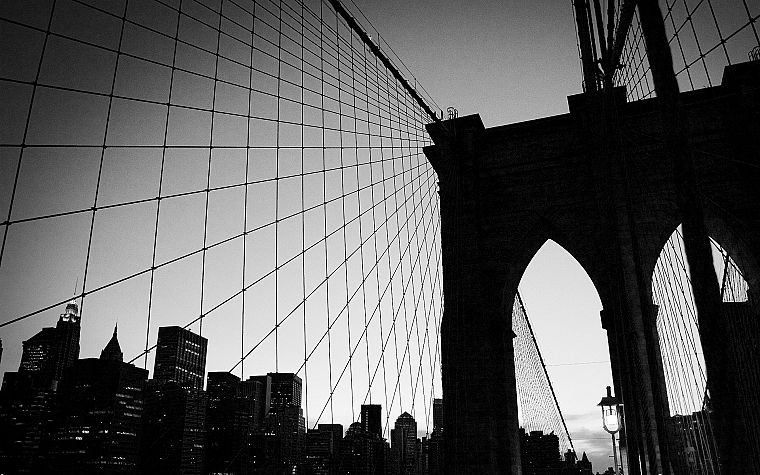 мосты, Нью-Йорк - обои на рабочий стол