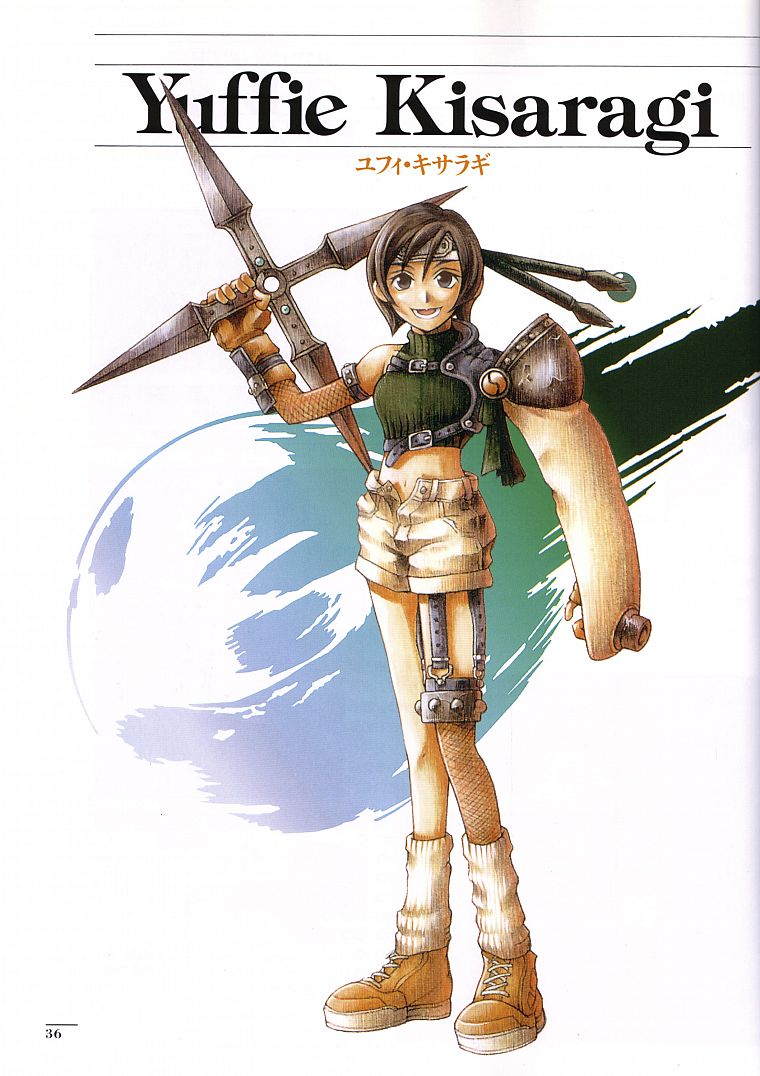 Final Fantasy VII, Yuffie Kisaragi - обои на рабочий стол