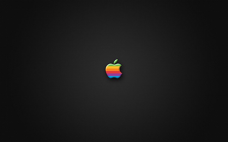 Эппл (Apple), классический, логотипы - обои на рабочий стол