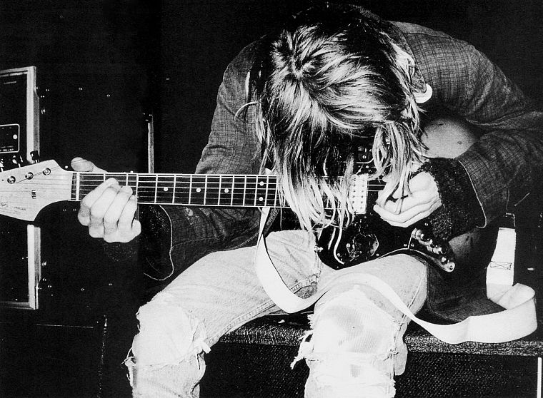 музыка, Nirvana, Курт Кобейн - обои на рабочий стол