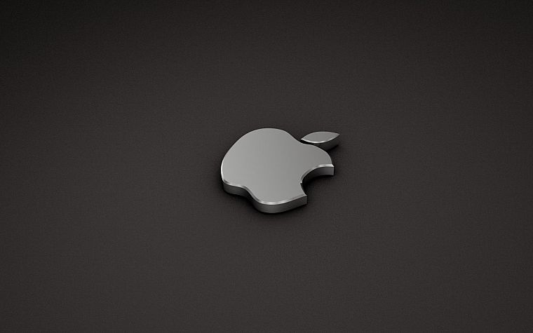 Эппл (Apple), макинтош, логотипы, 3D (трехмерный) - обои на рабочий стол