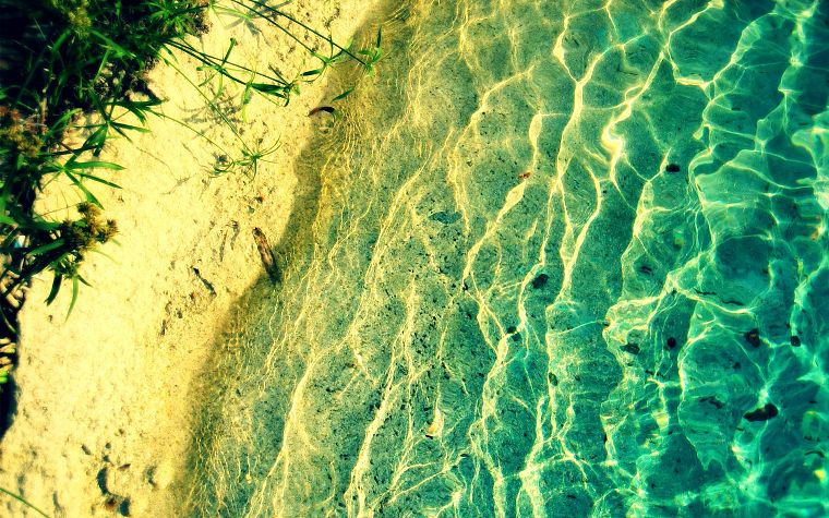 вода, природа, песок, пляжи - обои на рабочий стол