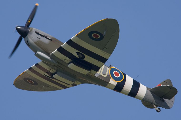 самолет, военный, Вторая мировая война, Supermarine Spitfire - обои на рабочий стол