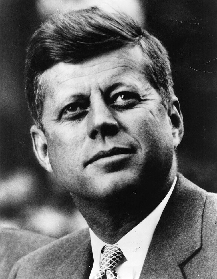 президенты, оттенки серого, Джон Ф. Кеннеди - обои на рабочий стол