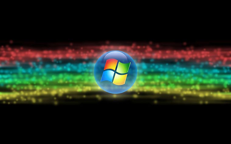 радуга, Microsoft Windows, логотипы - обои на рабочий стол