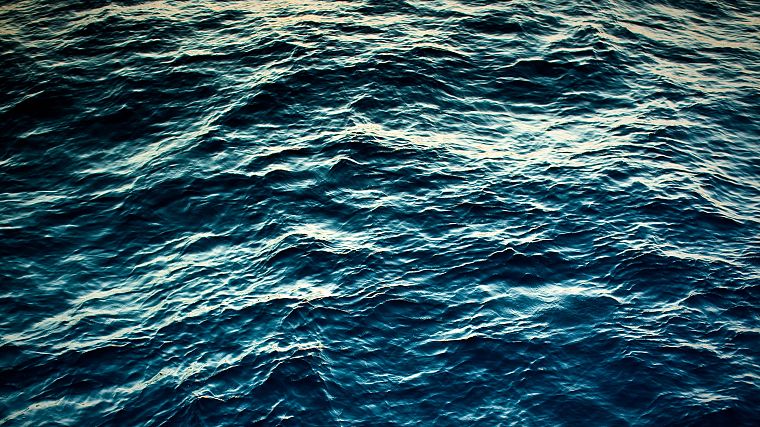 вода, океан, синий морфо, море - обои на рабочий стол