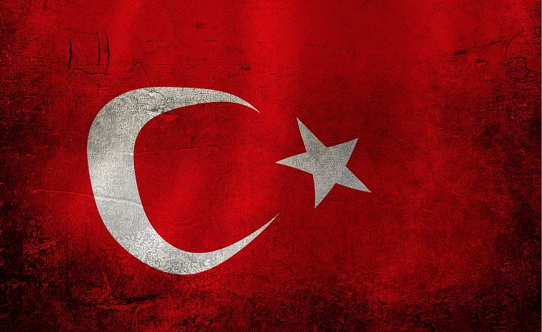 гранж, флаги, Турция - обои на рабочий стол