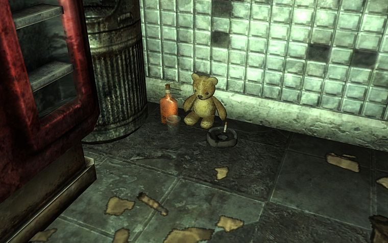 видеоигры, алкоголь, курит, плюшевые медведи, Fallout 3 - обои на рабочий стол