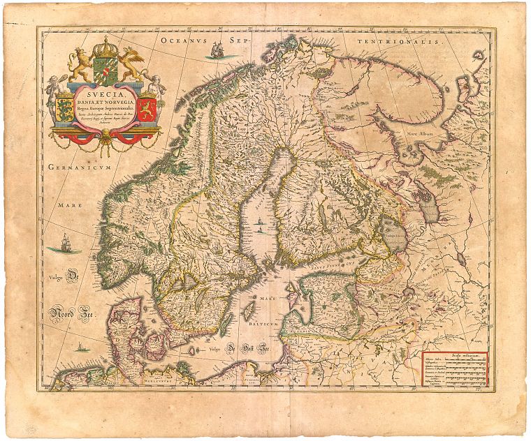 Швеция, Норвегия, карты, картография, Скандинавия - обои на рабочий стол