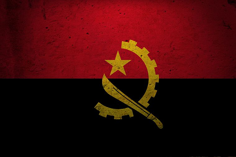 флаги, Ангола - обои на рабочий стол