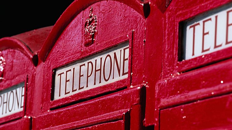 красный цвет, телефонная будка, Английский Телефонная будка - обои на рабочий стол