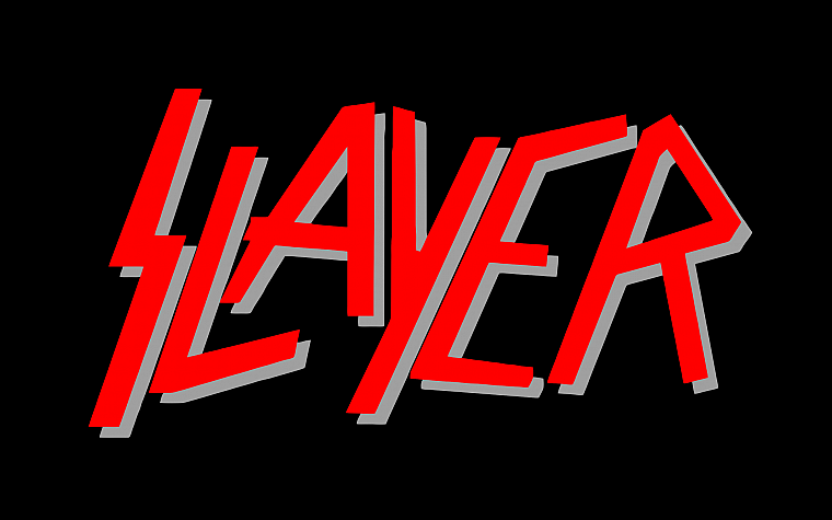 музыка, металл, Slayer, логотипы, Thrash Metal - обои на рабочий стол