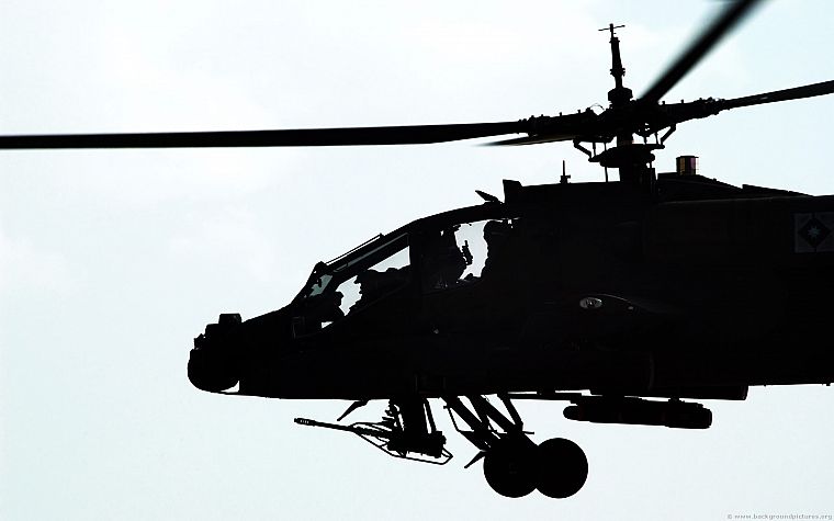самолет, Apache, военный, вертолеты, транспортные средства, AH-64 Apache, белый фон - обои на рабочий стол