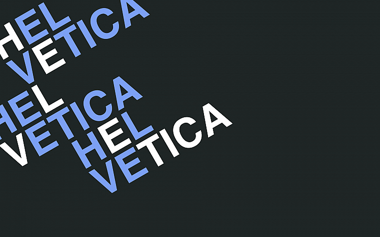 книгопечатание, Helvetica - обои на рабочий стол