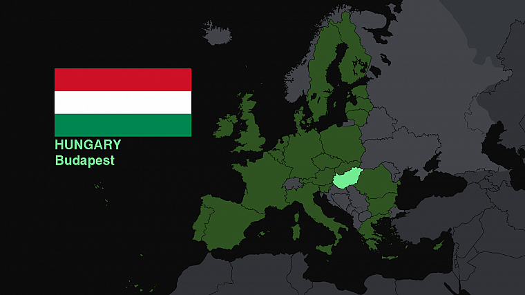 Венгрия, флаги, Европа, карты, знание, страны, полезно - обои на рабочий стол