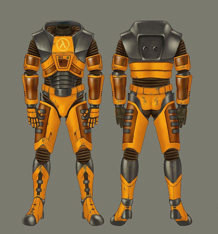 костюм, Half-Life 2, H.E.V. - обои на рабочий стол