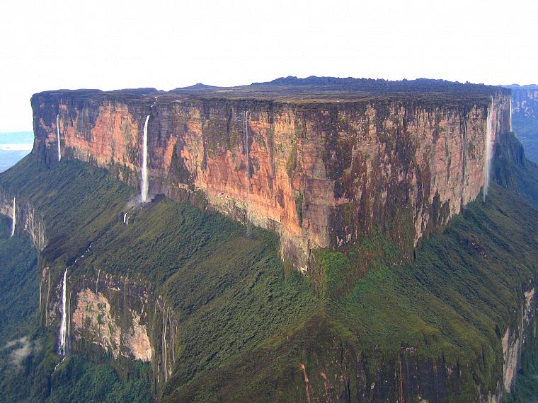горы, пейзажи, скалы, Бразилия, Венесуэла, Гайана, Рорайма - обои на рабочий стол