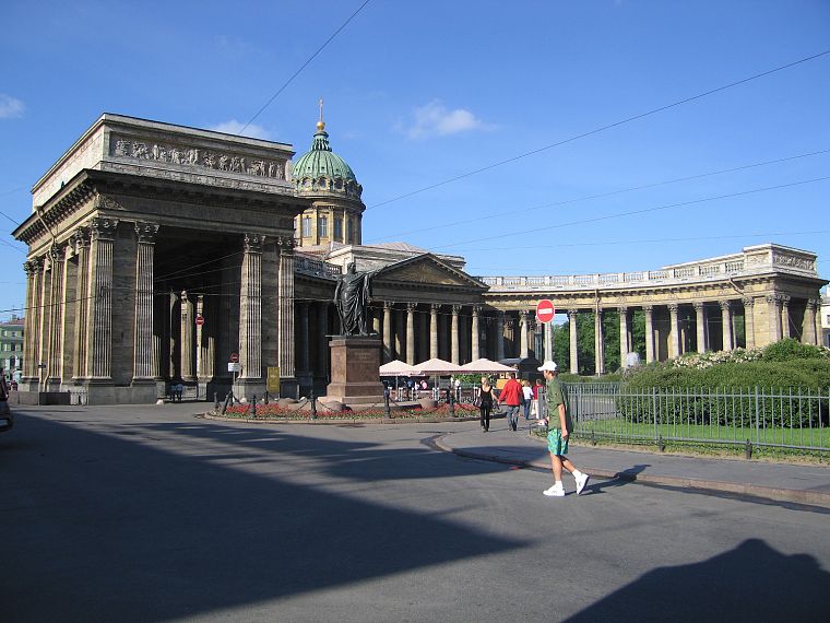 Россия, здания, Санкт-Петербург, Казанский собор - обои на рабочий стол