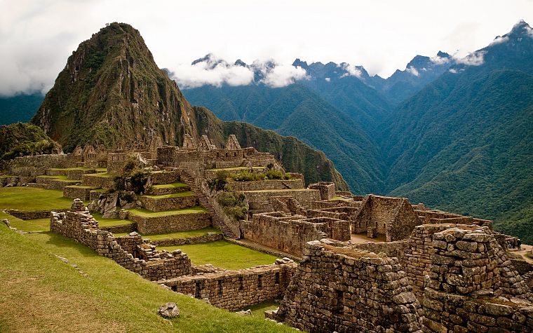 горы, пейзажи, руины, архитектура, Мачу-Пикчу - обои на рабочий стол