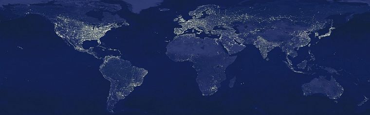 свет, ночь, Земля, глобусы, карты, карта мира - обои на рабочий стол