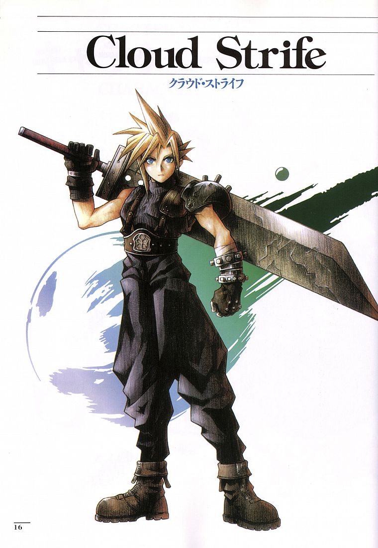 Final Fantasy VII, Cloud Strife - обои на рабочий стол