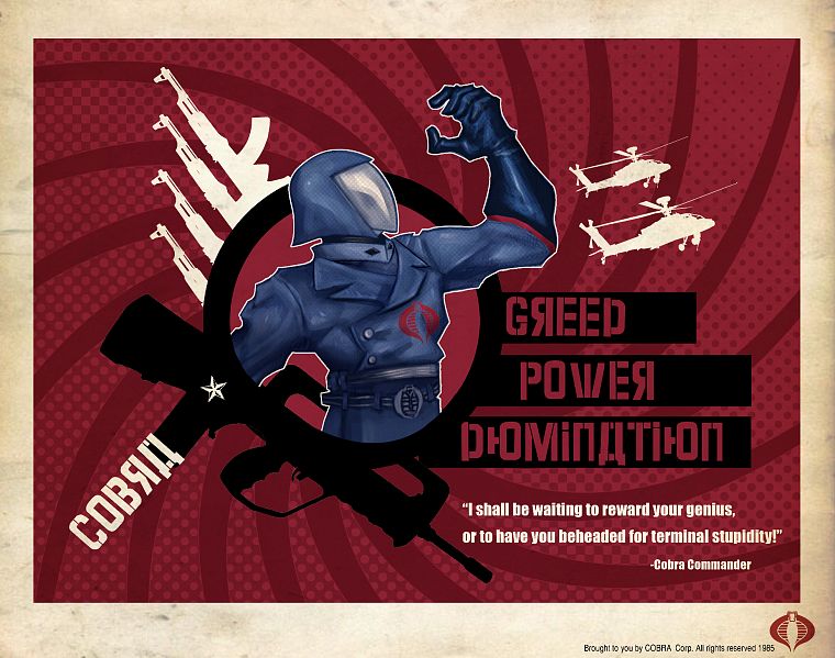 Г.И. , Cobra Commander - обои на рабочий стол