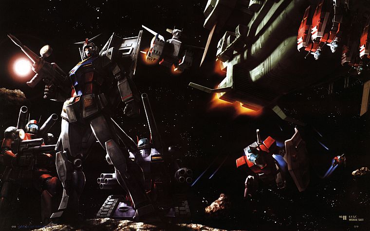 Gundam - обои на рабочий стол