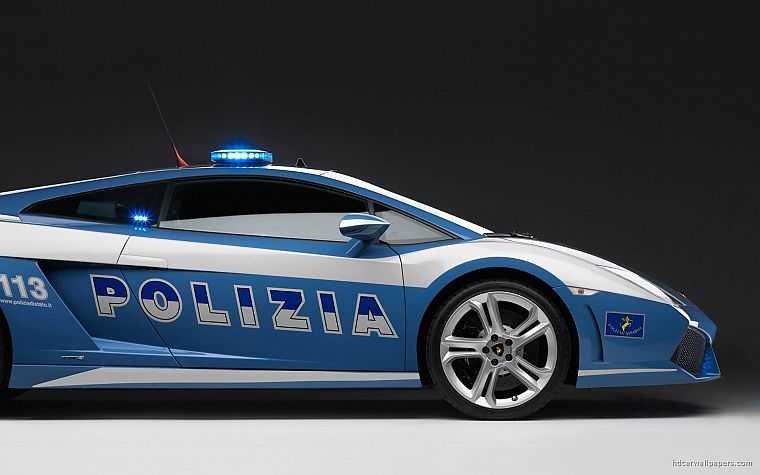 автомобили, полиция, Ламборгини, итальянский, транспортные средства, 2009 - обои на рабочий стол