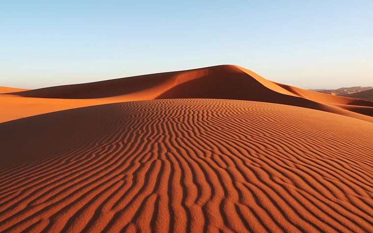 пейзажи, природа, песок, пустыня, песчаные дюны - обои на рабочий стол