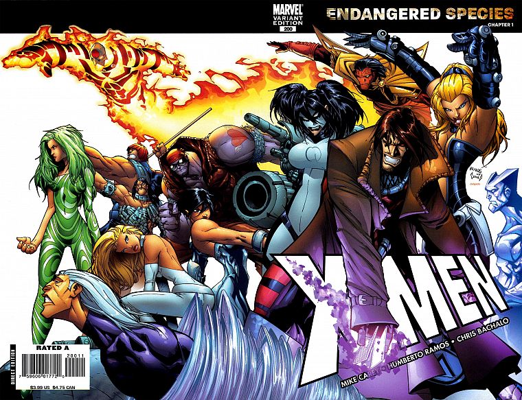 комиксы, X-Men, произведение искусства, Марвел комиксы, Крис Bachalo - обои на рабочий стол