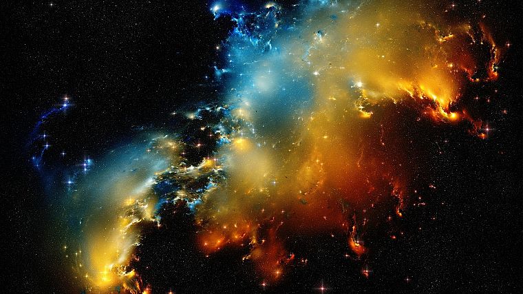природа, космическое пространство, звезды, галактики, туманности, пространство - обои на рабочий стол