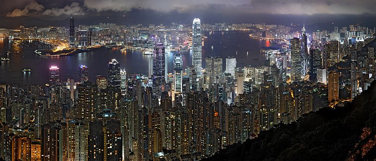 города, архитектура, здания, Гонконг - обои на рабочий стол