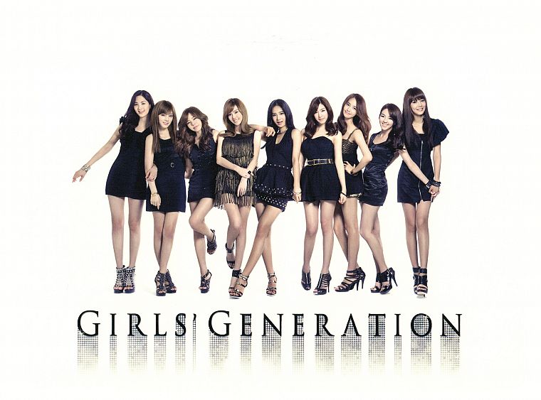 ноги, девушки, Girls Generation SNSD (Сонёсидэ), знаменитости, высокие каблуки, корейский, черное платье, браслеты - обои на рабочий стол