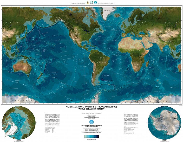 карты, океаны, графики - обои на рабочий стол