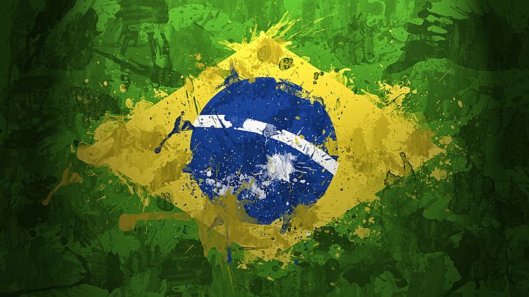 флаги, Бразилия - обои на рабочий стол