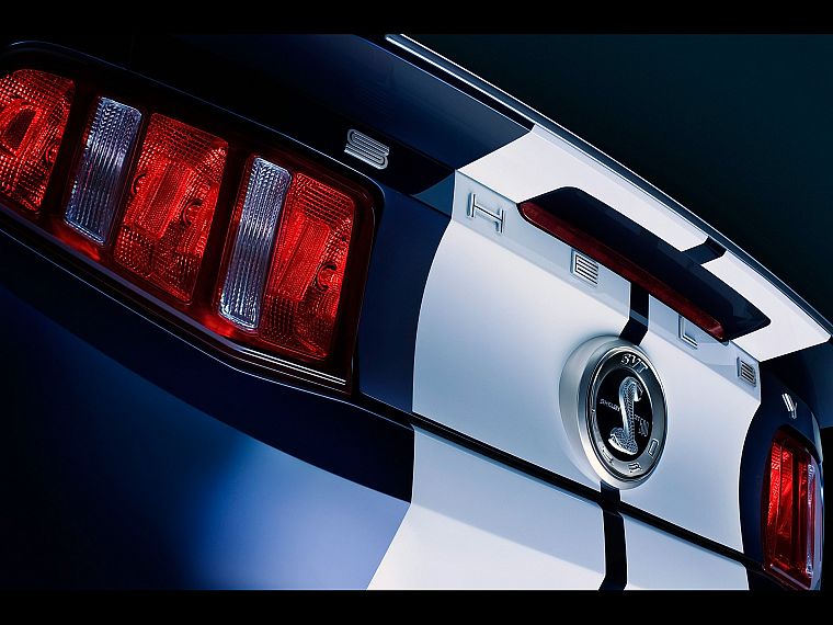 крупный план, мышцы автомобилей, Форд Шелби, низкий угол выстрел, задние фонари, Ford Mustang Shelby GT500 - обои на рабочий стол