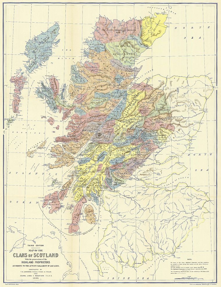 карты, Шотландия - обои на рабочий стол
